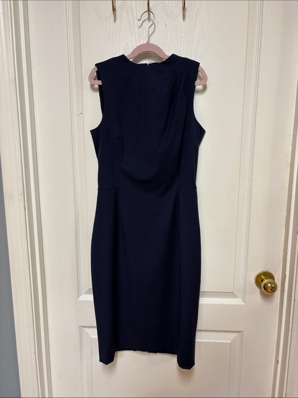 ANTONIO MELANI Sleeveless Sheath Dress in Navy size 2 - Picture 8 of 8